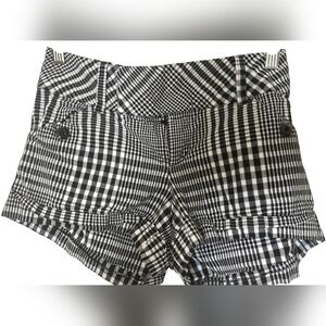Spacwgirly Black and White Gingham Women’s Shorts Sz 11